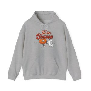 Halloween Hoodie, Cozy Unisex Sweatshirt, Trick or Treat Fall Jumper, Spooky Costume Apparel, Pumpkin Patch Outfit, Warm Pullover for All