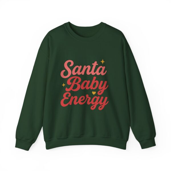 Santa Baby Energy Crewneck Sweatshirt - Cozy Holiday Apparel, Festive Gift, Winter Wardrobe, Unisex Sweater, Christmas Spirit - Image 9