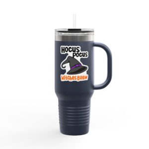 Halloween Witches Brew Travel Mug, Insulated Cup for Coffee, Hot Drinks, Gifts for Witch Lovers, Spooky Season Mug, 40oz Tumbler